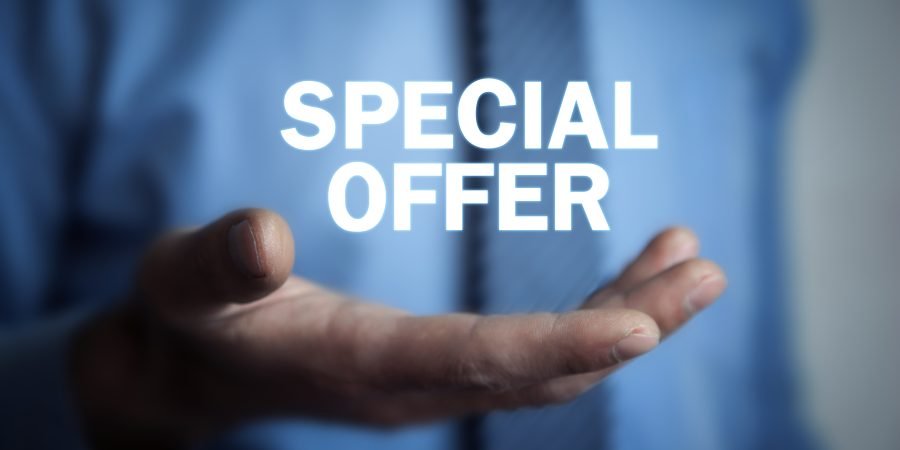 Businessman holding Special Offer text. Business concept Free Classified ads in pakistan