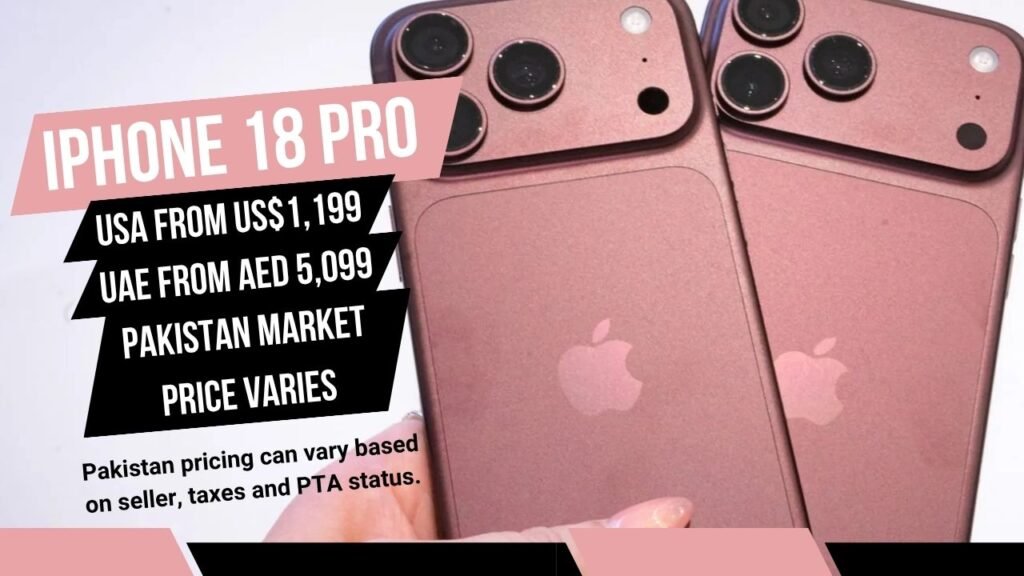 iPhone 18 Pro price comparison USA UAE Pakistan