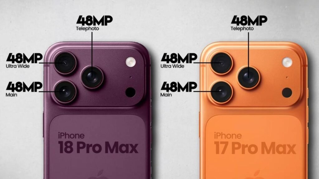 iPhone 18 Pro vs iPhone 17 Pro camera and performance comparison