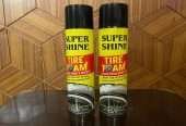 Super Shine Instant Tyre Foam High Gloss Finish 500ml Made in Oman