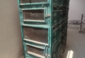 Wooden cage for lovebirds