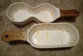 Imported Salad Bowl With Wood Handle