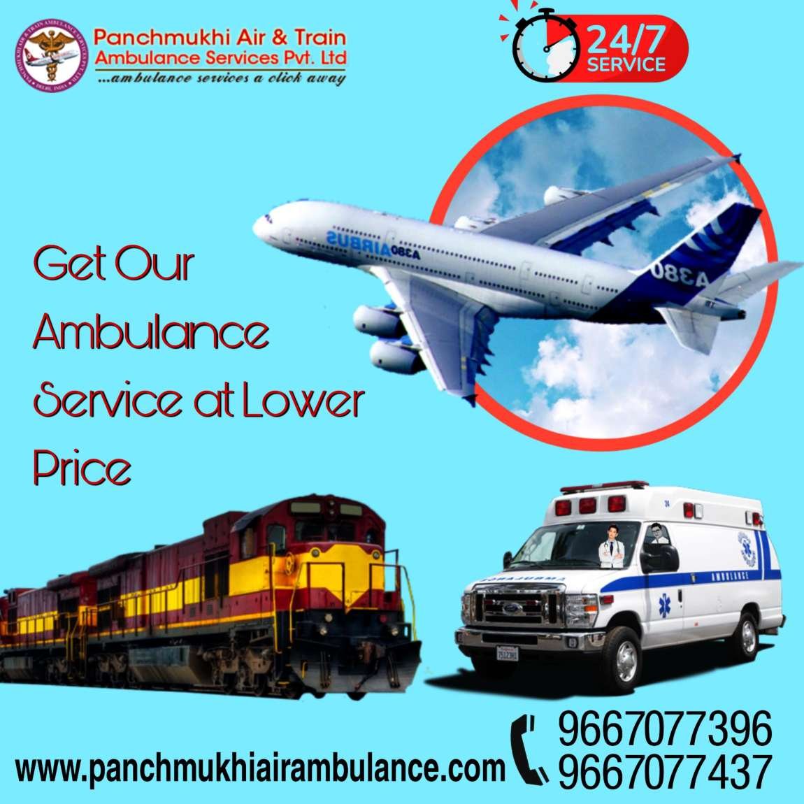Get Superior Panchmukhi Air Ambulance Services in Allahabad