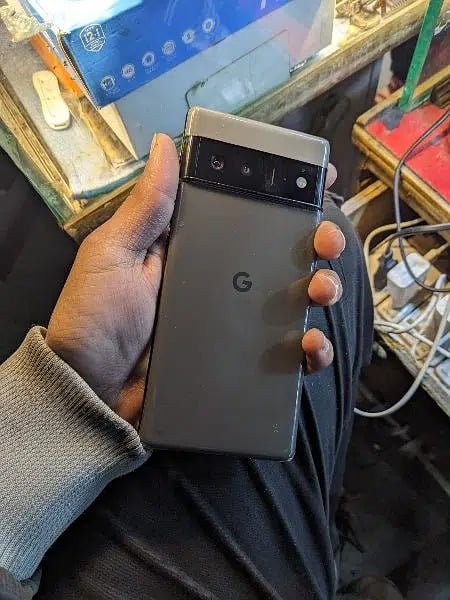 Google pixel 6 pro Non Pta Glass brack Screen pa Dot ha