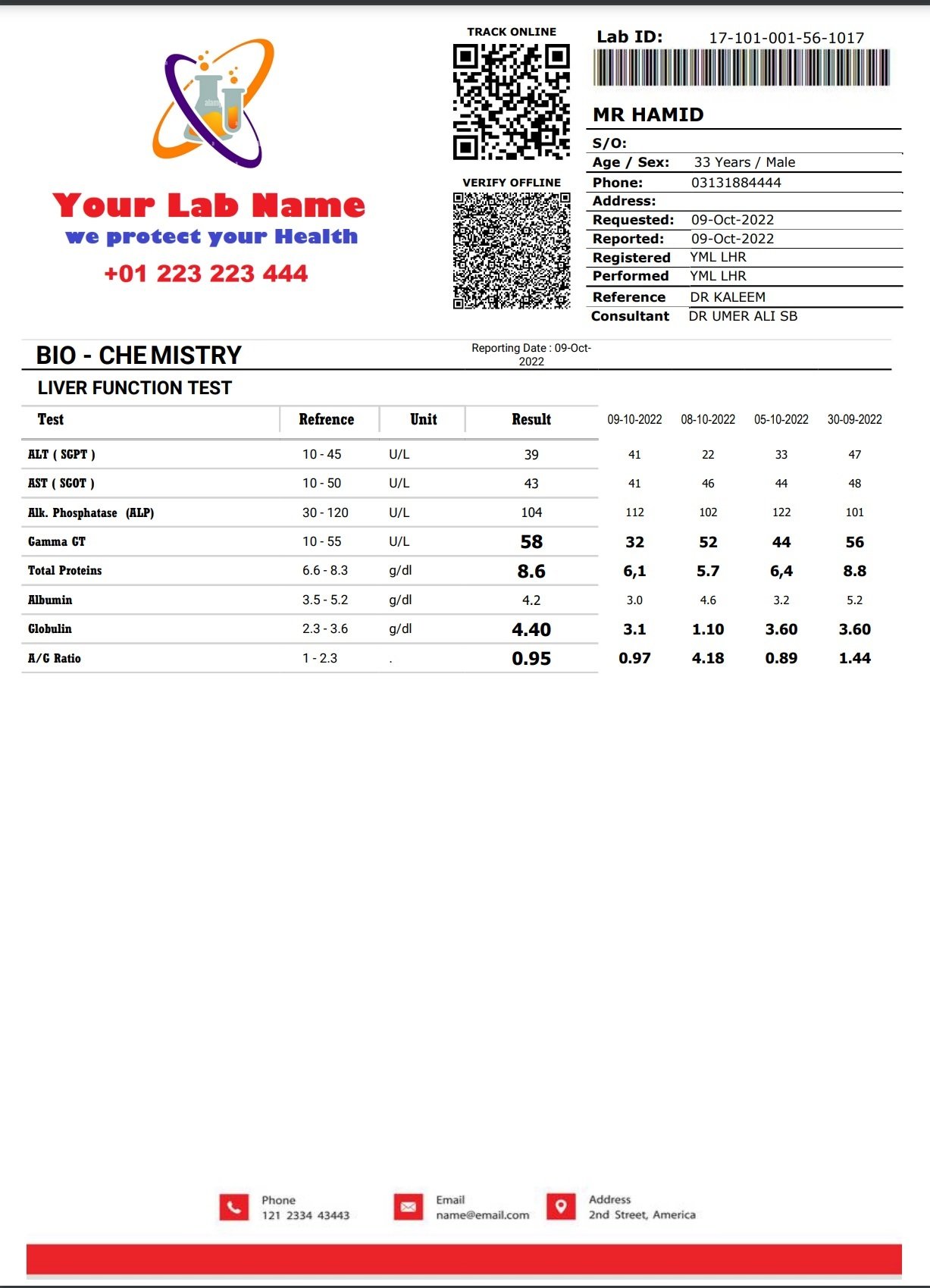 Reportoo Lab Software