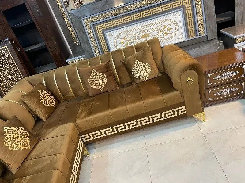 6 seater sofa set L shape sofa set corner sofa set