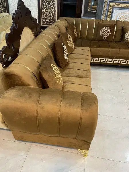 6 seater sofa set L shape sofa set corner sofa set