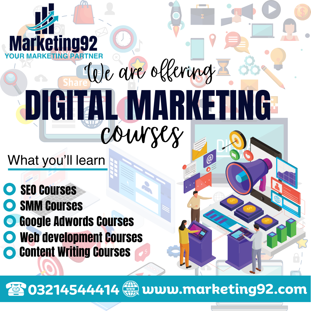 We Provides Best Digital Marketing Courses In Lahore