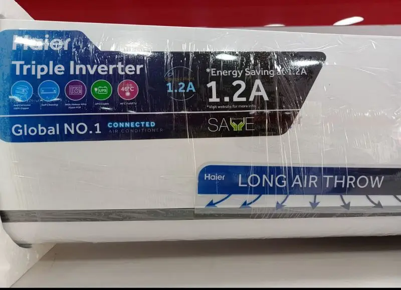 Haier Inverter AC on Installments1.5TonO3OO-III-727Omultan