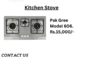 Stove | Burner | 3 Hob stove