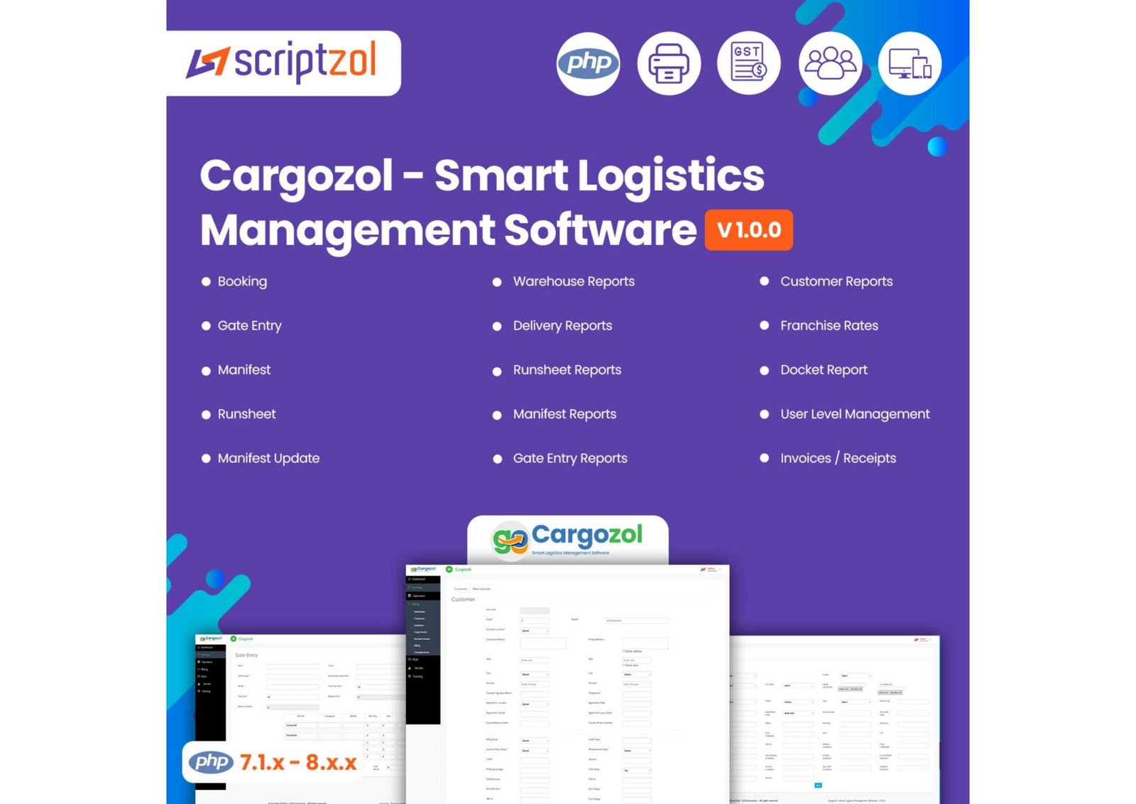 Cargozol Logistics Management Software – Scriptzol