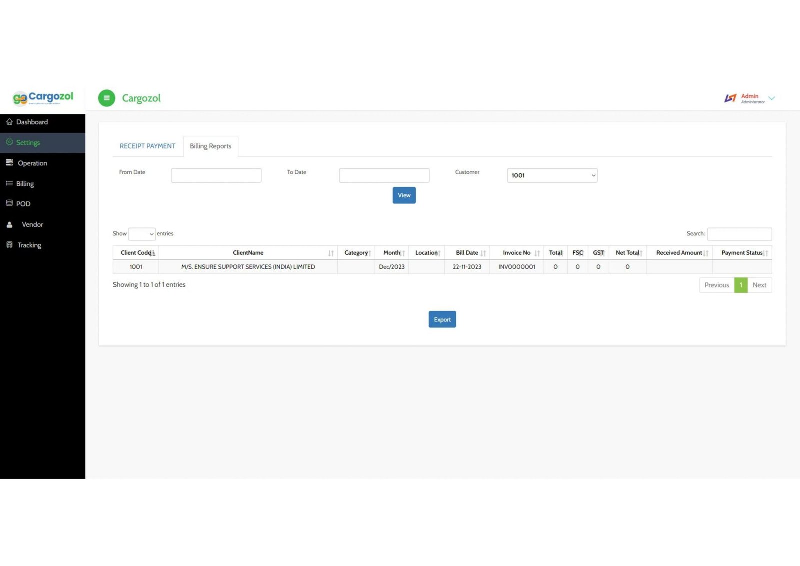 Cargozol Logistics Management Software – Scriptzol