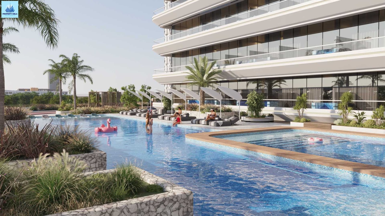 Dubai Apartment With Swimming Pool Just 1*% Monthly