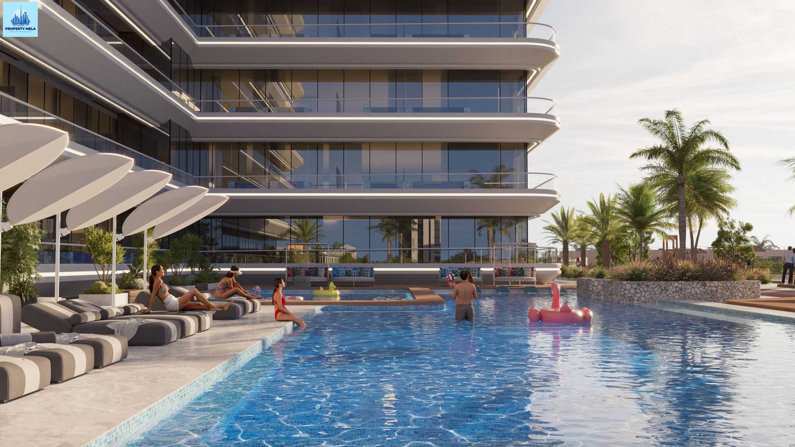 Dubai Apartment With Swimming Pool Just 1*% Monthly