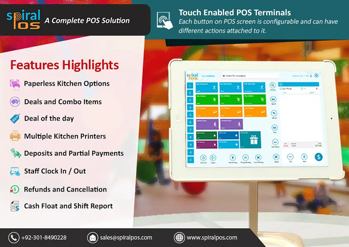 Restaurant POS- Fast Food | Cafe POS Software-Spiral POS
