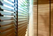 Roller Blinds / Wallpaper / Vinyl Floor / Wooden Floor / Flu