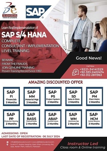 SAP S4 HANA Training and Certification.