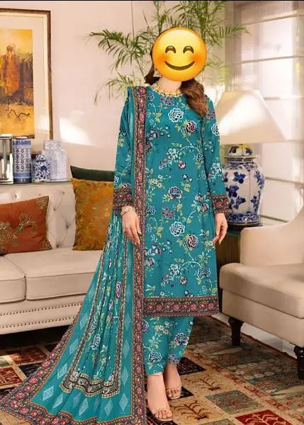 Dresses / Casual Dress / Lawn Dress / 3Pc Suit Cash on deliver