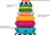 Sassy Stacks of Circles Stacking Ring STEM Learning Toy, Age