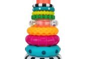 Sassy Stacks of Circles Stacking Ring STEM Learning Toy, Age