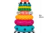 Sassy Stacks of Circles Stacking Ring STEM Learning Toy, Age