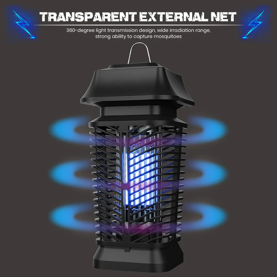 Advanced Electric Bug Zapper – High-Voltage Blue Violet Lig