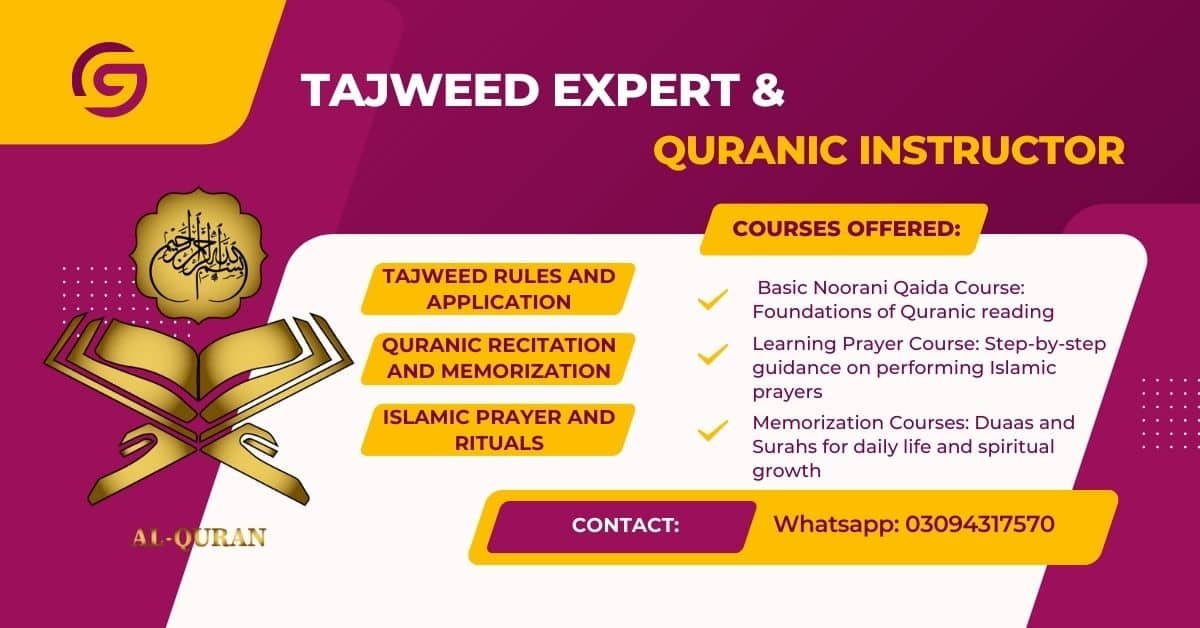 Tajweed Expert & Quranic Instructor
