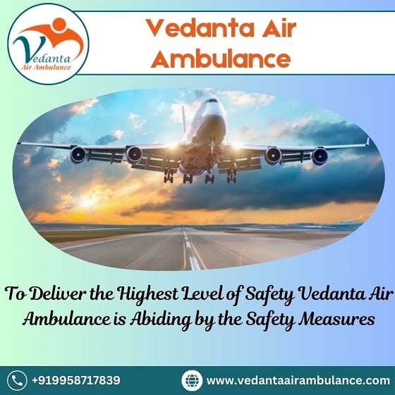 Book Vedanta Air Ambulance Service in Raipur
