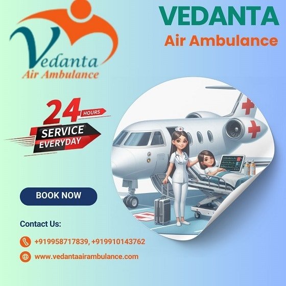 Hire Vedanta Air Ambulance Service in Bhubaneswar