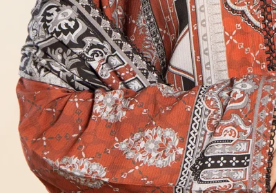 3_Piece_Unstitched_Printed_Linen_Brown_-_1