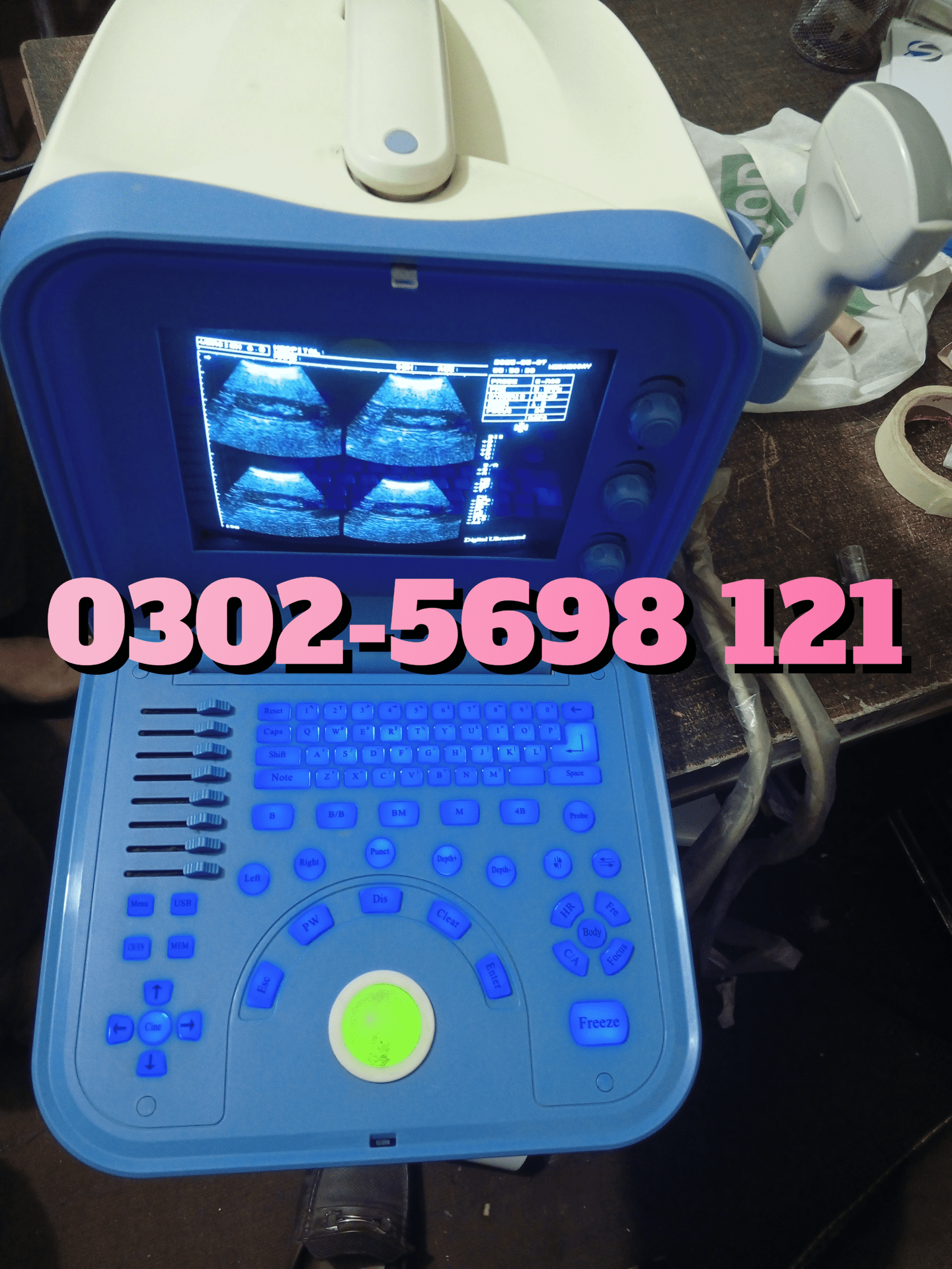 Use ultrasound machine for sale, Contact; 0302-5698121