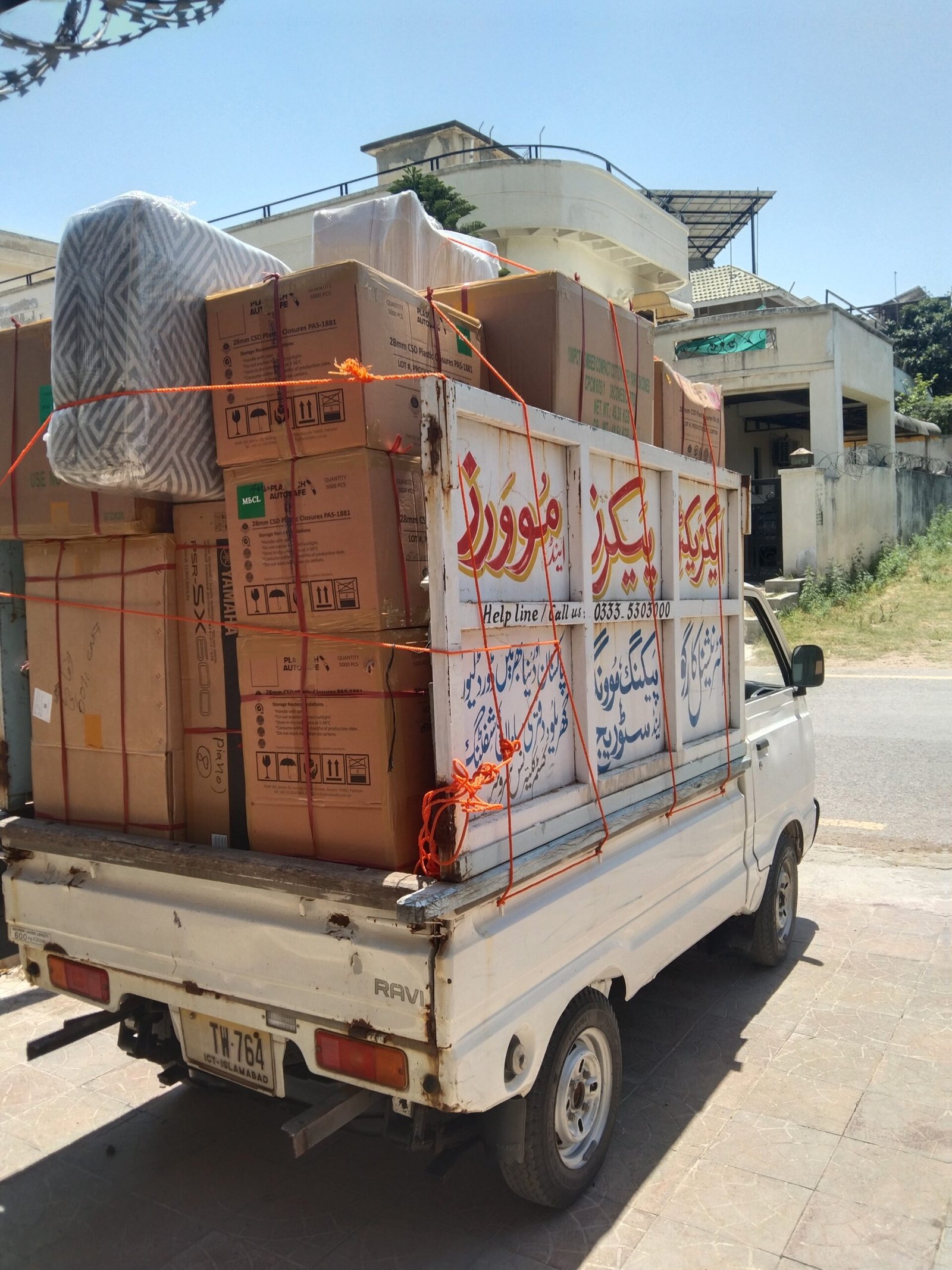 Executive Packers & Movers International cargo service
