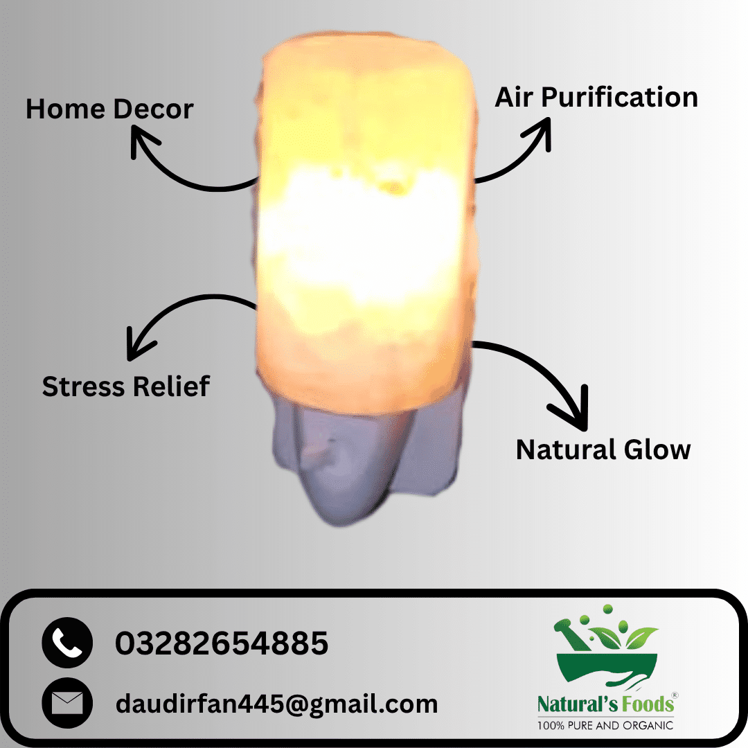 Pink Salt USB Lamp and Table Lamp