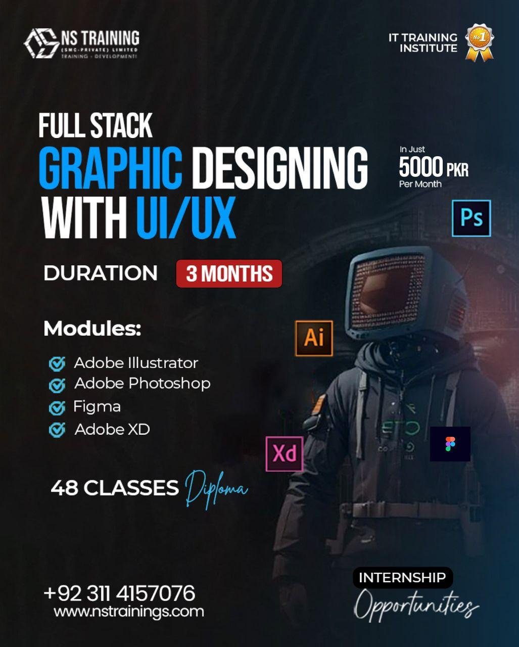 Become a Full Stack Graphic Designer with UI/UX Expertise!
