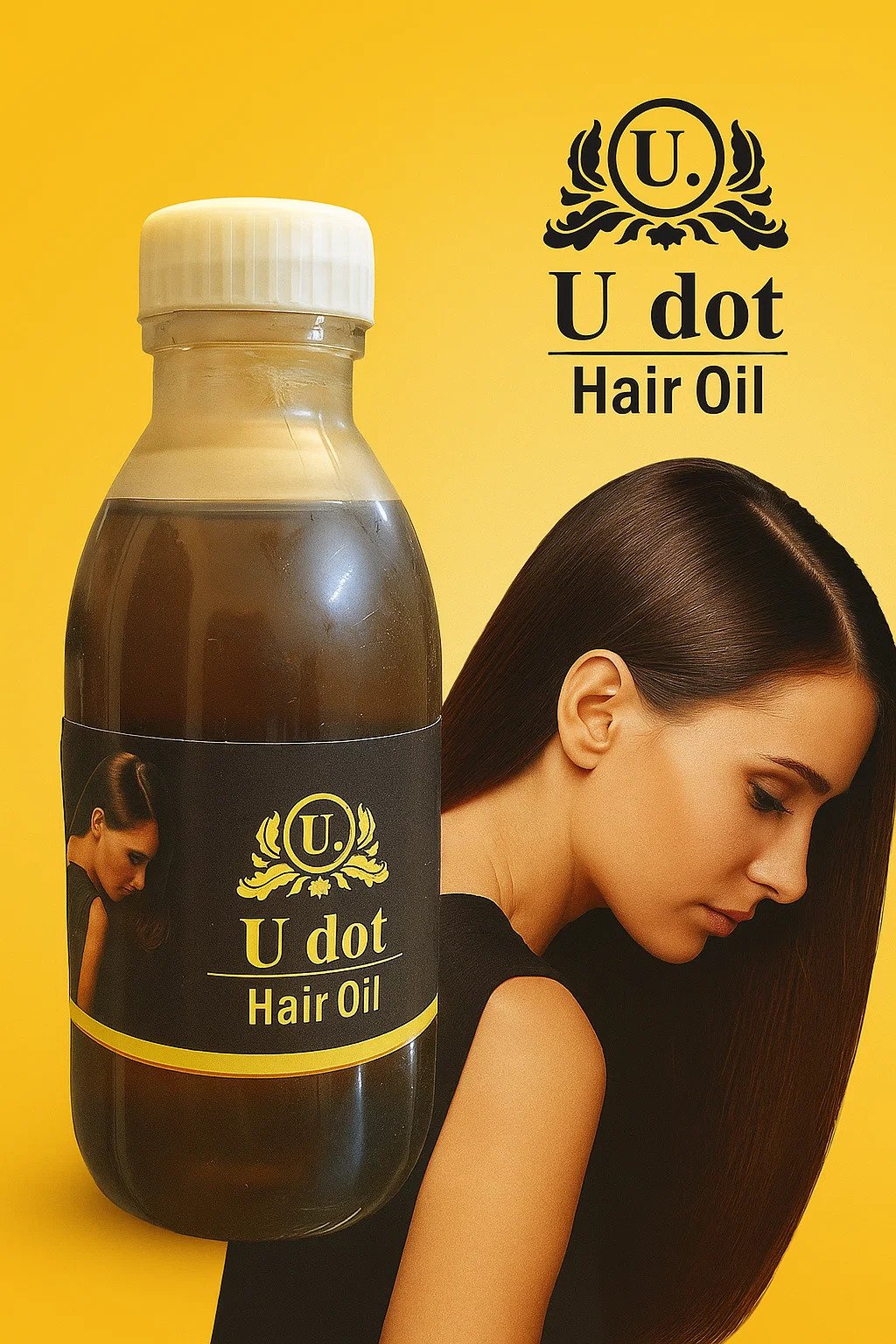 U Dot Hair Oil – Pure Herbal Formula for Hair Fall Control