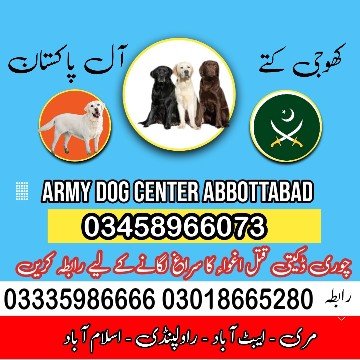 Army dog center 03009195279