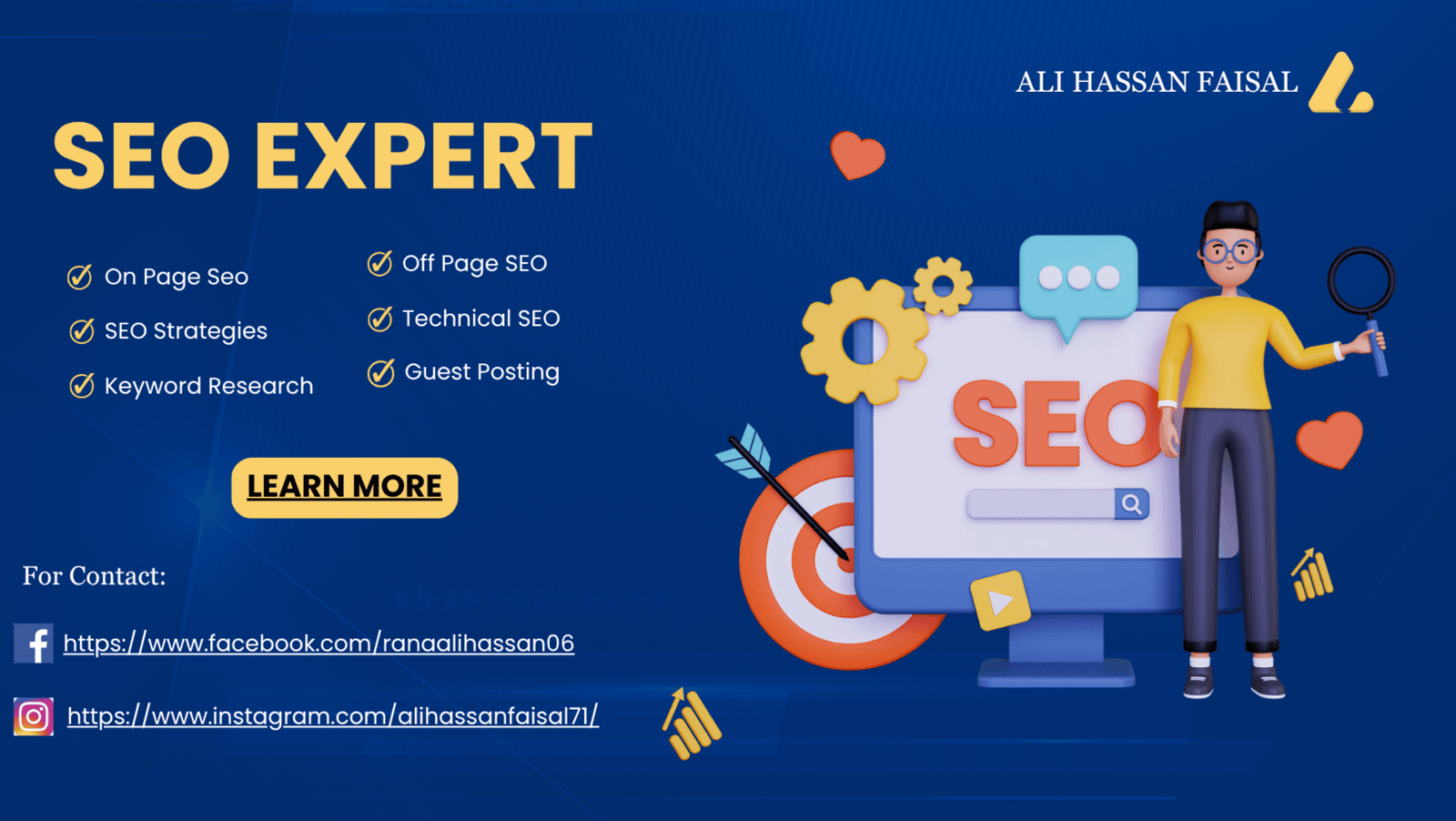 Ali Hassan Faisal – SEO Expert