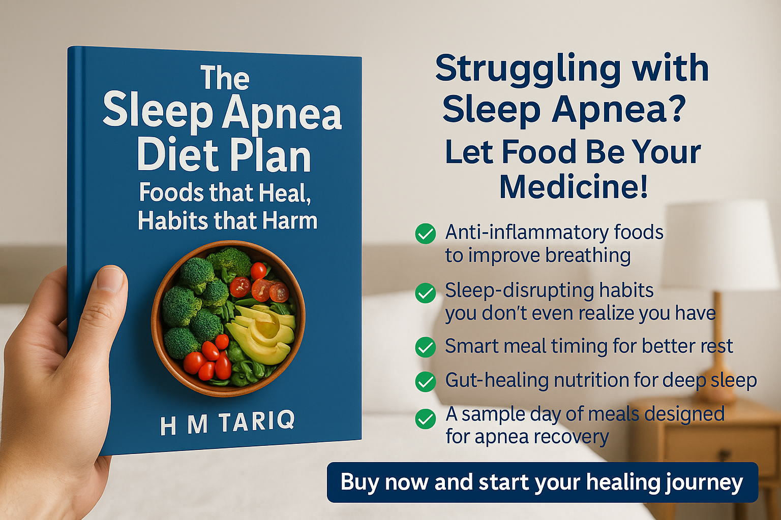 The Sleep Apnea Diet Plan: Foods that Heal, Habits that Harm
