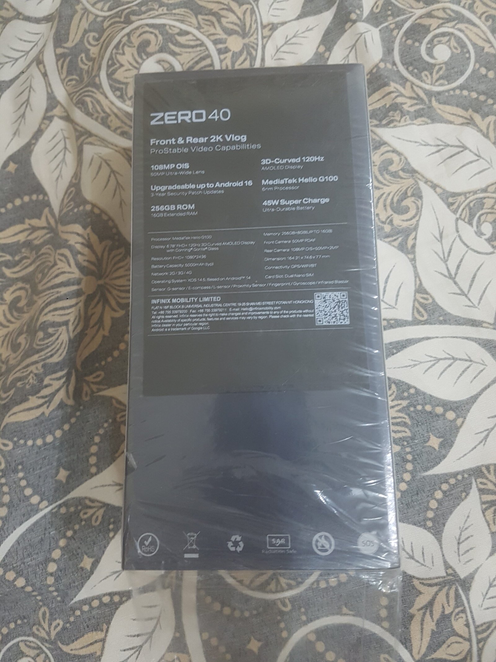 Infinix Zero 40 Available For Sale In full Warranty