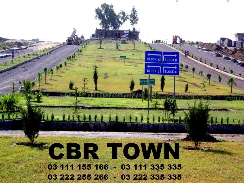 CBR Town 5 Marla plot for sale. all dues clear possession pl