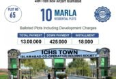 ichs town 10 marla plot for sale. Islamabad cooperative hous