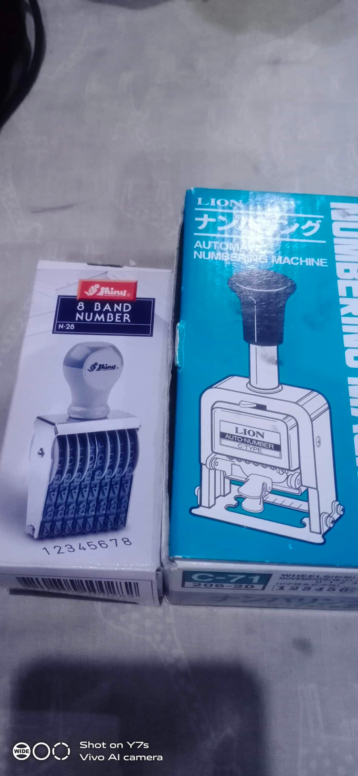 PRO-LINE Heavy Duty Automatic Numbering 6 Digit Roma Machine