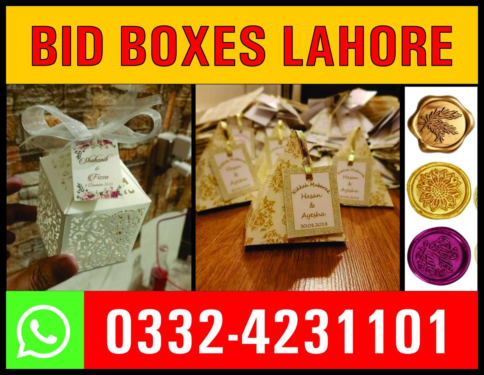 BId Boxes Nikkah Boxes Lahore Pakistan