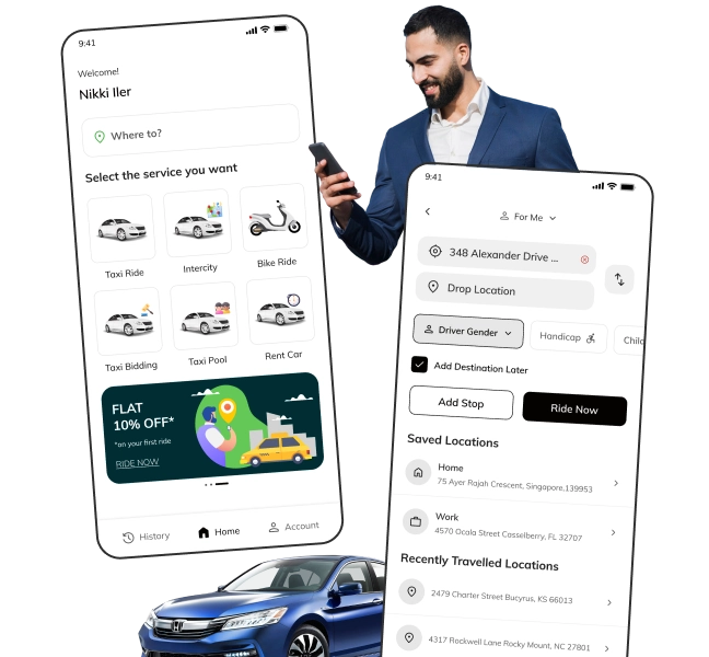 FOX-TAXI – Uber Clone App