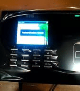 We can repair Zkteco attendance devices authentication error
