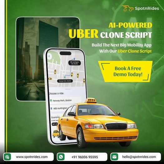 Revolutionize Your Taxi Business with SpotnRides AI Uber Clone