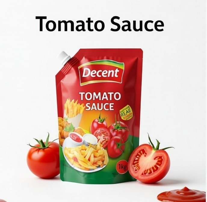 Ketchup and mayonnaise