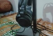 đ§ Personalized Black Hardwood Headphone Stand