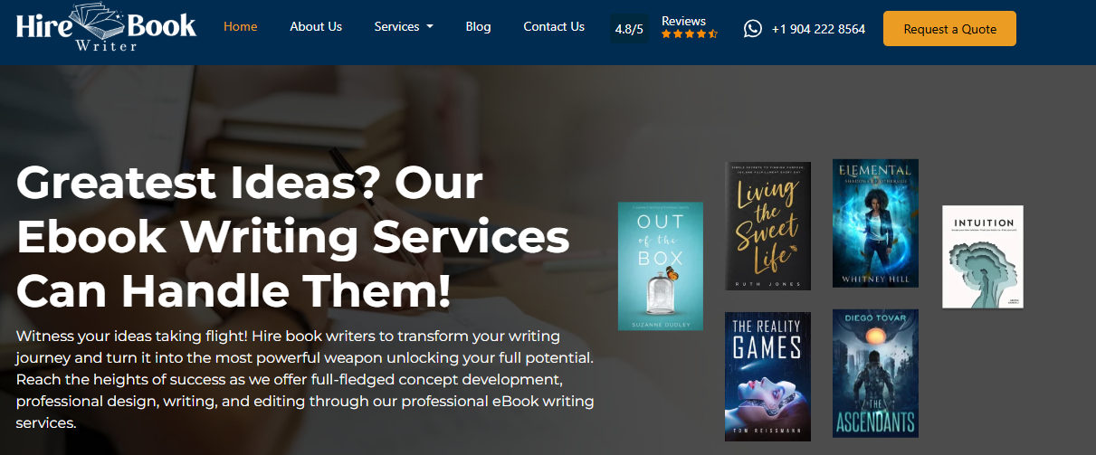 Hire Book Writers in USA