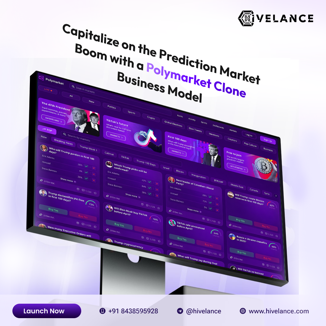 Polymarket clone to build your Real-Time Event Trading platf